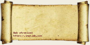 Dijana Zebić vizit kartica